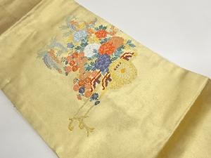 花車模様織出し名古屋帯